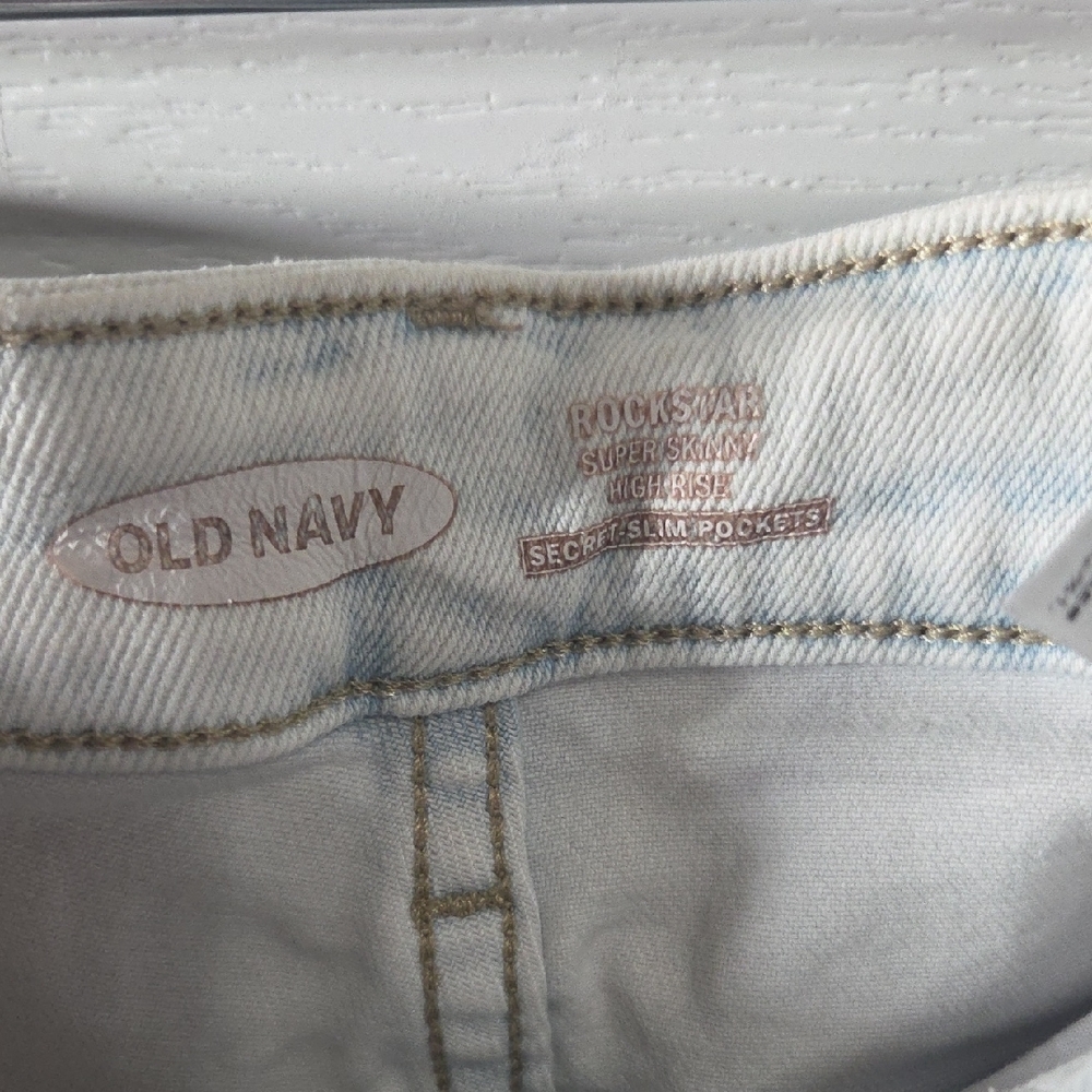 Old Navy White Denim Top with Black Bandana Skirt - Picture 6 of 12